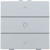 Niko intense sterling Home Control enkelvoudige bediening dimmer met 3-voudige toets
