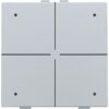 Niko intense sterling Home Control 4-voudige lichtbediening met led