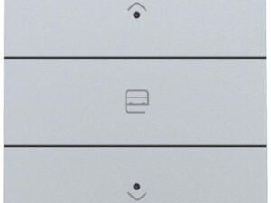 Niko intense sterling Home Control Zesvoudige drukknop met leds en comfortsensoren