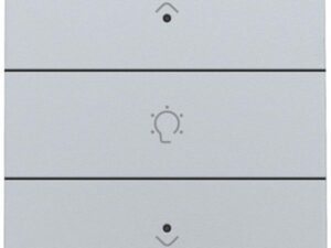Niko intense sterling Home Control enkelvoudige bediening dimmer met 3-voudige toets+led Niko home control enkelvoudige dimbediening met Leds