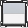 Niko intense sterling Toets met tekstveld voor drukknop Niko Intense Sterling
