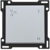 Niko intense sterling Toets voor ventilatie drukknop Niko Intense Sterling