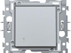 Niko intense sterling Hotelkaartschakelaar 10A 250V AC met NO/NC contact Niko Intense Sterling