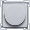 Niko intense sterling Toets op/neer voor impulsgever met draaibediening 25A Niko Intense Sterling