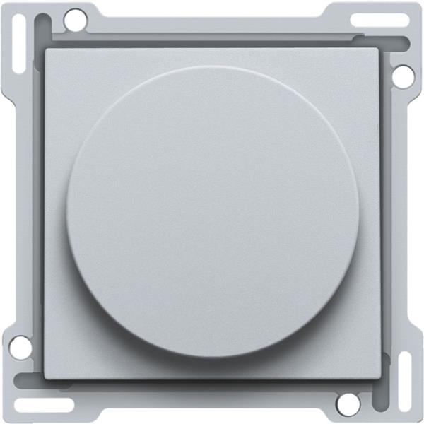 Niko intense sterling Toets op/neer voor impulsgever met draaibediening 25A Niko Intense Sterling