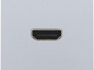 Niko intense sterling Contactdoos met HDMI-naar-HDMI-aansluiting Niko Audio & Hdmi sokkels