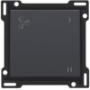 Niko Intense anthracite Toets voor ventilatie drukknop Niko Intense Antracite