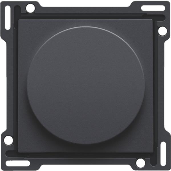 Niko Intense anthracite Toets 1-2-3 voor draaischakelaar met 3 snelheden 20A Niko Intense Antracite