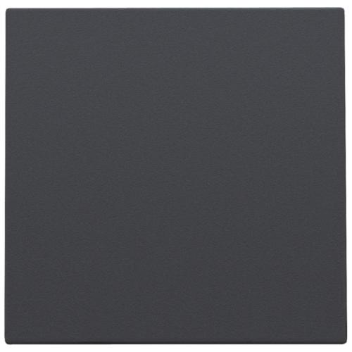Niko Intense anthracite Centraalplaat met kabeluitvoer voor blindplaat met trekontlasting Niko Intense Antracite