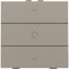 Niko intense brons Home Control enkelvoudige bediening dimmer met 3-voudige toets