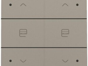 Niko intense brons Home Control enkelvoudige bediening dimmer met 3-voudige toets+led
