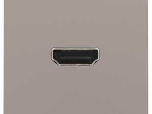 Niko intense brons Afwerkingsset met HDMI-naar-HDMI-aansluiting Niko Audio & Hdmi sokkels