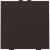 Niko intense dark brown Home Control enkelvoudige lichtbediening