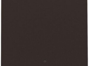 Niko intense dark brown Enkelvoudige drukknop met led en comfortsensoren voor Niko Home Control