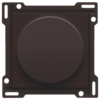 Niko intense dark brown Toets op/neer voor impulsgever met draaibediening 25A Niko Intense Dark Brown