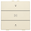 Niko original cream Audiobediening voor Home Control Niko home control enkelvoudige audiobediening LEDS