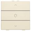 Niko original cream Home Control enkelvoudige bediening dimmer met 3-voudige toets Niko home control enkelvoudige dimbediening