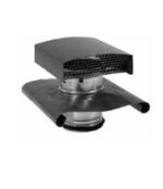 Zehnder CT 125 Stalen dakkap Ø125mm leisteenzwart Dak & Gevel