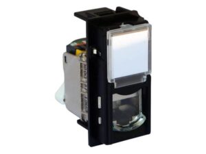 Bticino LNOW RJ45 ctds UTP cat6A zwart volledig app. 1 mod Living Now
