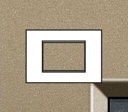 Bticino LivingLight Rechthoekige afdekplaat 3 modules square Living Light Square