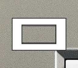 Bticino LivingLight Rechthoekige afdekplaat 4 modules avenue Living Light Avenue