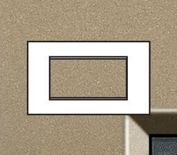 Bticino LivingLight Rechthoekige afdekplaat 4 modules square Living Light Square
