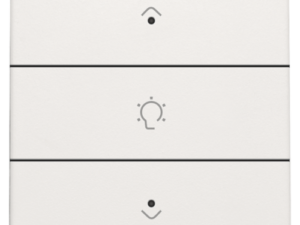 Niko original white Home Control enkelvoudige bediening dimmer met 3-voudige toets+led Niko home control enkelvoudige dimbediening met Leds