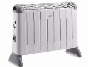 DeLonghi Convector 2000W 60m³ 542x106x400mm regelbare thermostaat Convectoren