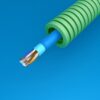 100 meter groen F/UTP CAT6A Preflex safe voorbedrade buis 16mm LS0H Halogeen UTP/telefonie