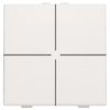 Niko original white Home Control 4-voudige lichtbediening