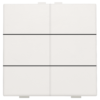 Niko original white Home Control 6-voudige lichtbediening