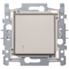 Niko Original light grey Hotelkaartschakelaar sokkel insteekklemmen en afwerkingsset Niko Original Light Grey