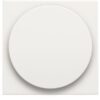 Niko Pure steel white Centraalplaat voor universele draaiknopdimmer Niko draaiknopdimmer voor ledlampen 4 – 200 Watt 2-draden