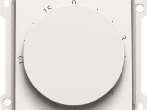 Niko Pure steel white Toets voor tijdschakelaar 15 minuten Niko Pure White steel