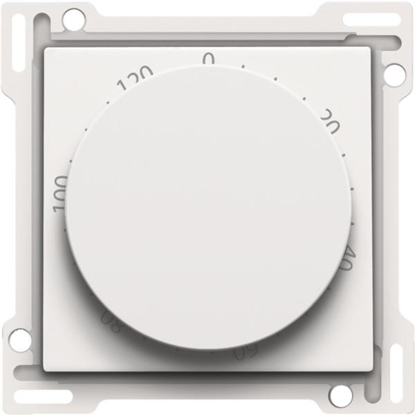 Niko Pure steel white Toets voor tijdschakelaar 120minuten Niko Pure White steel
