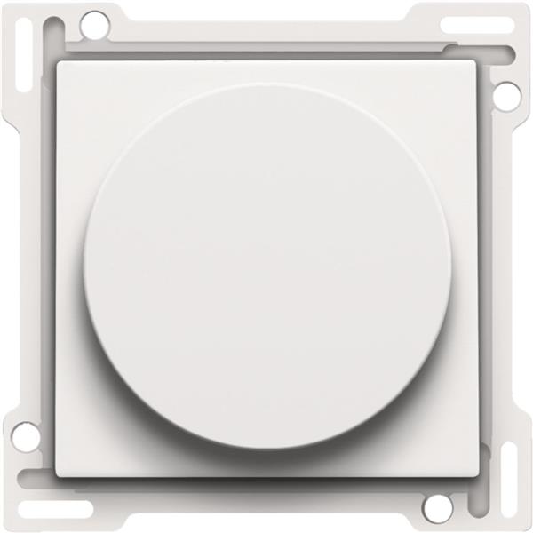 Niko Pure steel white Afwerkingsset 0-1-2 voor draaischakelaar voor motoren Niko Pure White steel