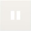 Niko Pure steel white Afwerkingsset voor dubbele USB-A-lader Niko Pure White steel