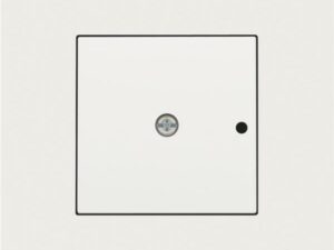 Niko Pure steel white Afwerkingsset voor 1-kanaals inbouw RF-ontvanger Niko Pure White steel
