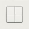 Niko Pure steel white Dimmer voor Hue systeem white exclusief omkadering Niko dimschakelaar voor het Hue systeem