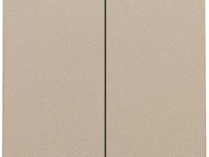 Niko Pure steel champagne Home Control 2-voudige toets