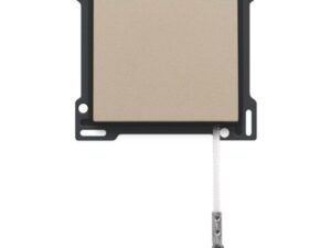 Niko Pure steel champagne Toets voor trekdrukknop 10A 250V AC Niko Pure Champagne steel