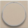 Niko Pure steel champagne Toets met doorschijnende ring voor drukknop 6A Niko Pure Champagne steel