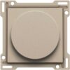 Niko Pure steel champagne Toets 1-2-3 voor draaischakelaar met 3 snelheden 20A Niko Pure Champagne steel