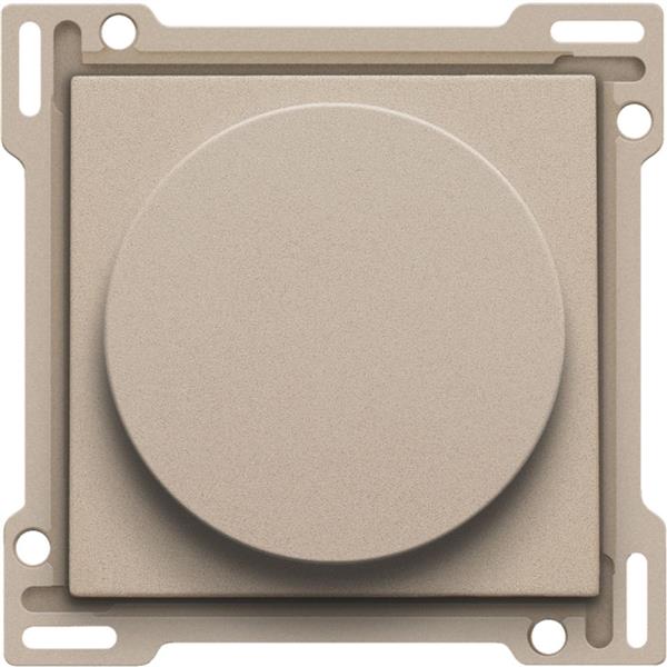 Niko Pure steel champagne Toets 1-2-3 voor draaischakelaar met 3 snelheden 20A Niko Pure Champagne steel