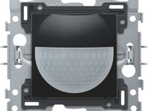 Niko Bewegingsmelder 180° inbouw (sensor+actor) met schakelcontact 10A, black coated Aanwezigheidsmelders