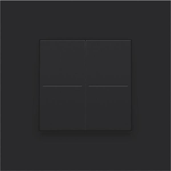 Niko Pure steel black Dimmer voor Hue systeem Niko dimschakelaar voor het Hue systeem