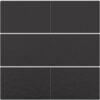 Niko Pure bakelite piano afwerkingsset voor 4-voudige potentiaalvrije drukknop 24 Viano blac Niko drukknop 4 voudig 24 Volt