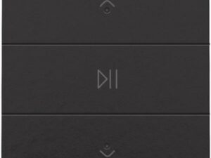Niko Pure bakelite piano Audiobediening voor Home Control Bakelite®-look Niko home control enkelvoudige audiobediening LEDS