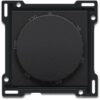 Niko Pure bakelite piano Centraalplaat voor timer regelbaar tot 120 min. Niko Pure Bakelite piano black