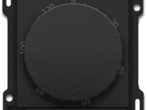 Niko Pure bakelite piano Centraalplaat voor timer regelbaar tot 120 min. Niko Pure Bakelite piano black